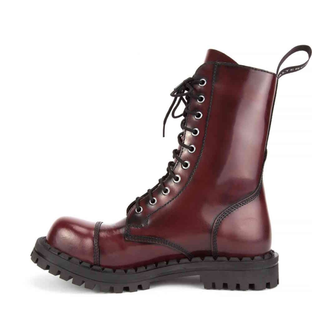 Altercore - 351 Bottes lacées - Bordeaux rouge